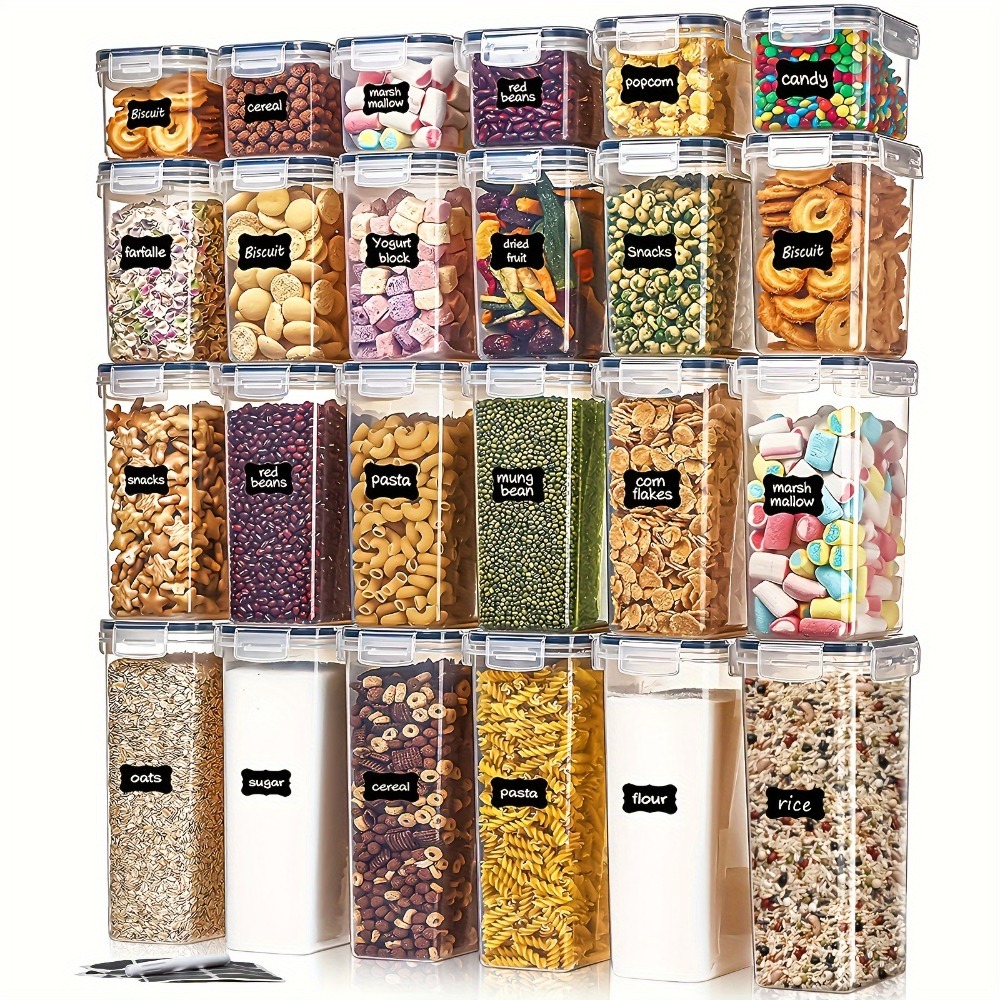 Commercial Kitchen Organization - 24 ชิ้น กล่องเก็บอาหาร 12 กล่อง 12