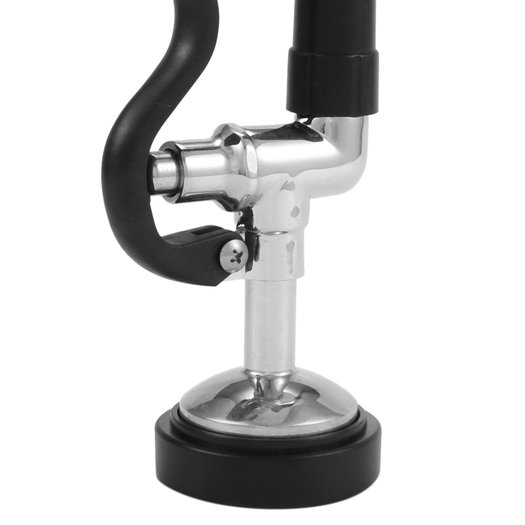 Commercial Kitchen Sprayer - หัวฉีดล้างล่วงหน้า AC23-2X สำหรับก๊อกน้ำในครัวเชิงพาณิชย์ ชิ้นส่วนก๊อกน้ำ ชุบโครเมียม (สีดำ)