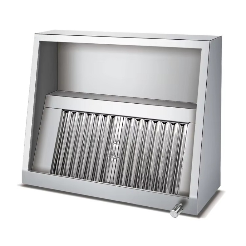 Range Commercial Kitchen - เครื่องดูดควันครัวสแตนเลสสำหรับงานพาณิชย์ ขนาดสั่งทำพิเศษ ความเร็ว 21 เมตร/นาที ระบบไฟฟ้า