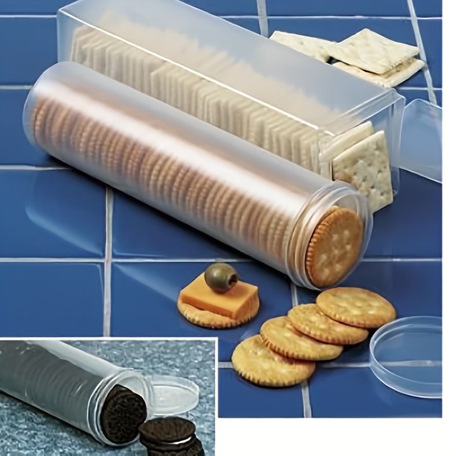 Commercial Kitchen Organization - กล่องเก็บอาหารทรงสี่เหลี่ยมใสแบบมีฝาปิด - กล่องจัดระเบียบในครัวแบบพลาสติกนำกลับมาใช้ใหม่ได้สำหรับพาสต้า บิสกิต ขนมขบเคี้ยว
