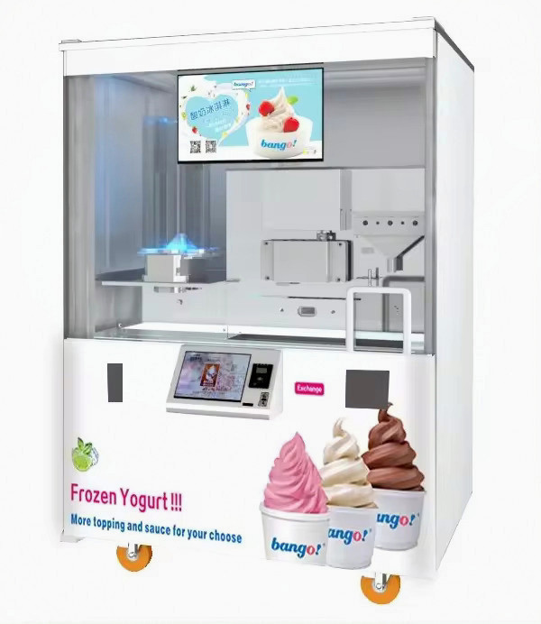 Soft Serve Ice Cream Machine - เครื่องขายไอศกรีมซอฟต์เสิร์ฟแบบกำหนดเองได้ เกรดอาหาร ใช้งานง่าย ไอเดียธุรกิจสำหรับขาย