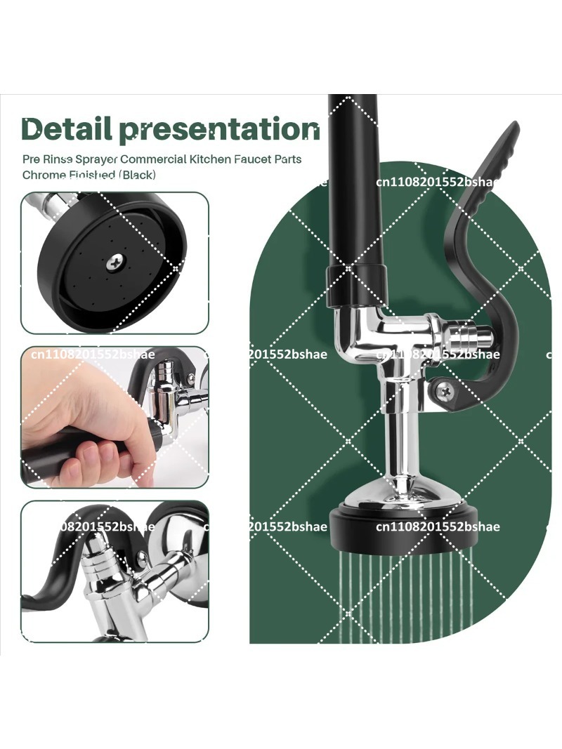 อะไหล่เปลี่ยนก๊อกน้ำสำหรับเครื - Commercial Kitchen Sprayer บทวิจารณ์และราคา