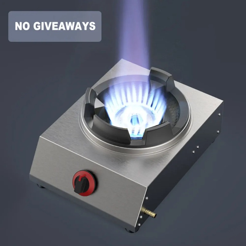 เตาแก๊สแบบตั้งโต๊ะ เตาแก๊สเดี่ - Commercial Kitchen Gas Stove บทวิจารณ์และราคา
