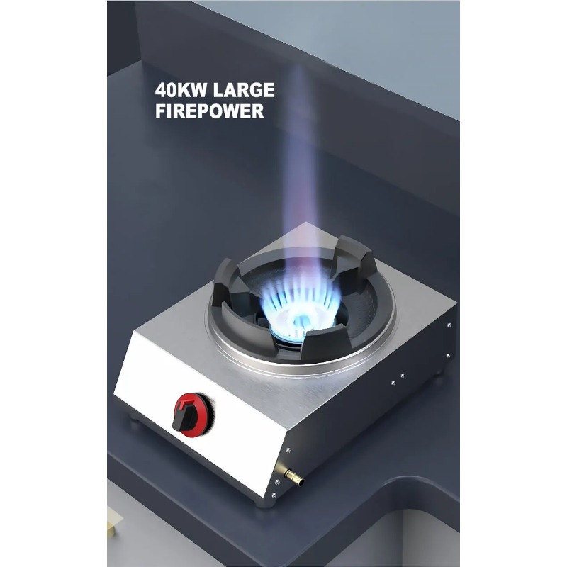 เตาแก๊สแบบตั้งโต๊ะ เตาแก๊สเดี่ - Commercial Kitchen Gas Stove บทวิจารณ์และราคา
