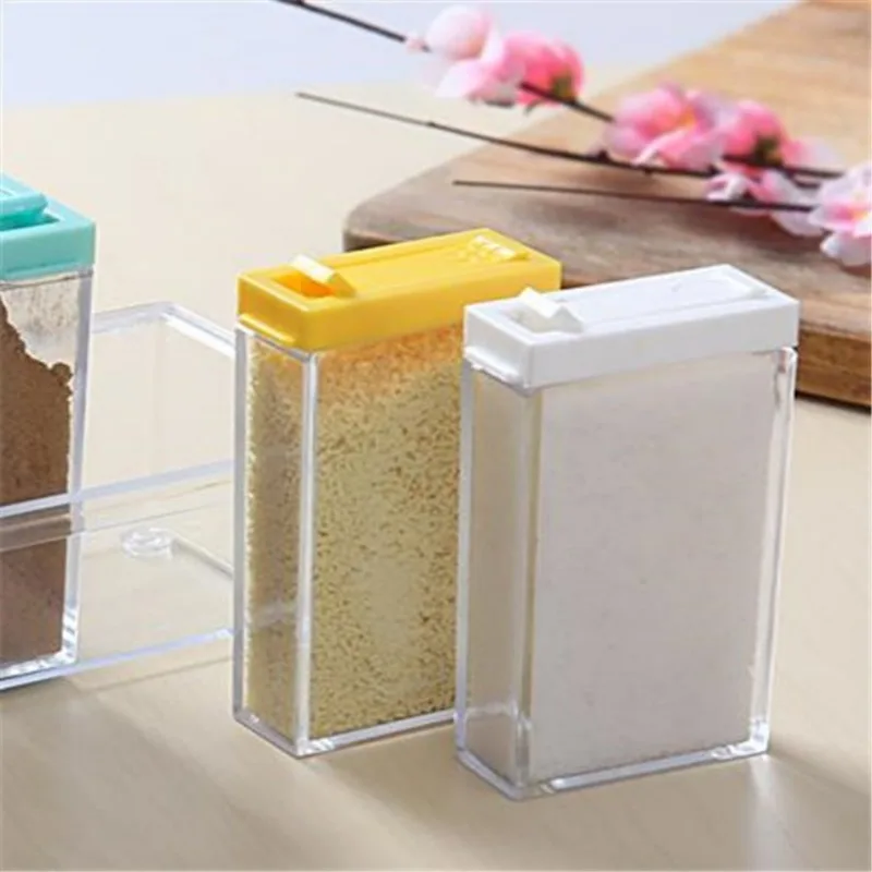 โปร่งใสเครื่องปรุงรสหกตารางกล่ - Commercial Kitchen Organization บทวิจารณ์และราคา