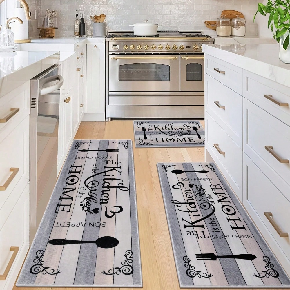 พรมปูพื้นห้องครัว - ลายช้อนและ - Commercial Kitchen Quotes บทวิจารณ์และราคา
