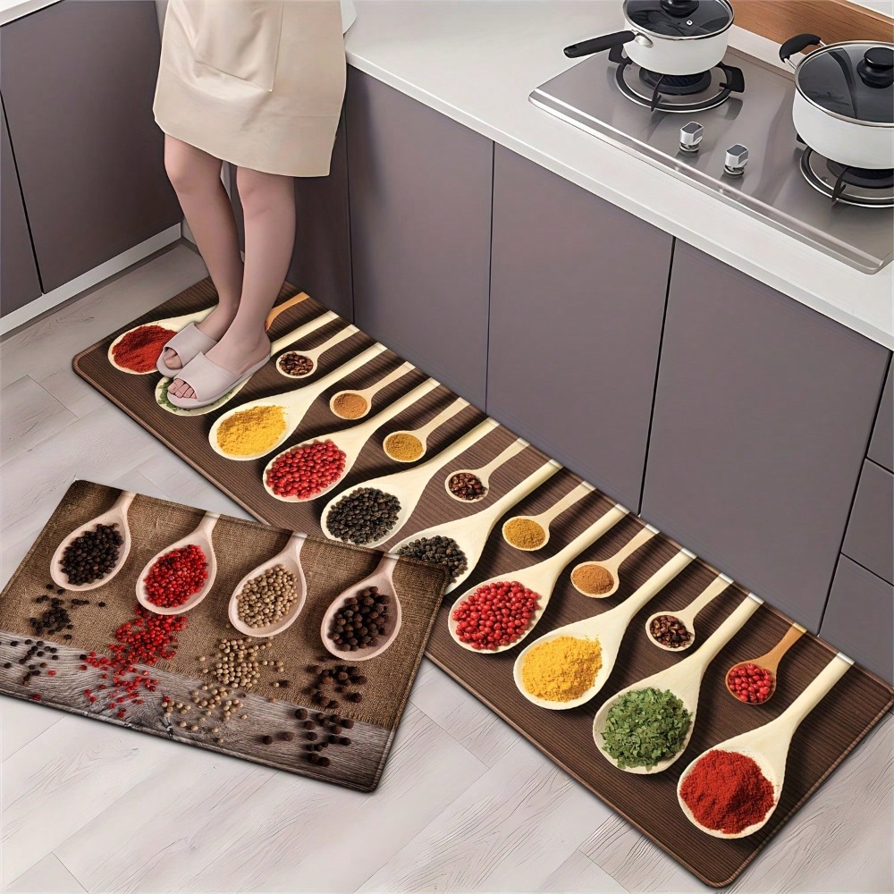 พรมปูพื้นห้องครัว - ลายช้อนและ - Commercial Kitchen Quotes บทวิจารณ์และราคา