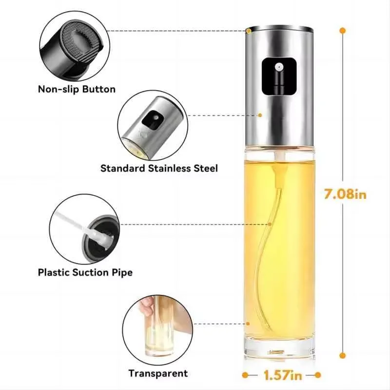 ขวดสเปรย์น้ำมันแก้วสำหรับทำอาห - Commercial Kitchen Sprayer บทวิจารณ์และราคา