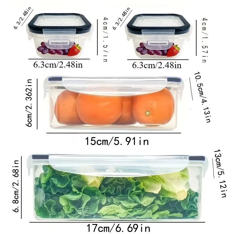 ชุด 8 ชิ้น ประกอบด้วย 4 กล่องแ - Commercial Kitchen Organization บทวิจารณ์และราคา