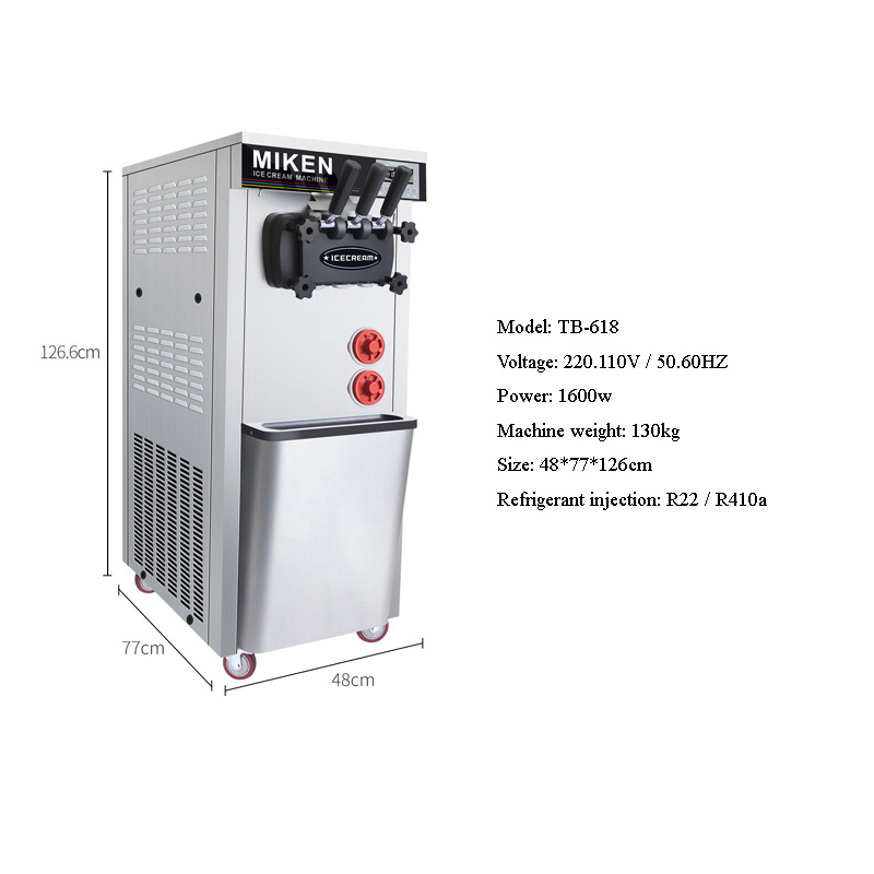เครื่องทำไอศกรีมซอฟต์เสิร์ฟสาม - Soft Serve Ice Cream Machine บทวิจารณ์และราคา