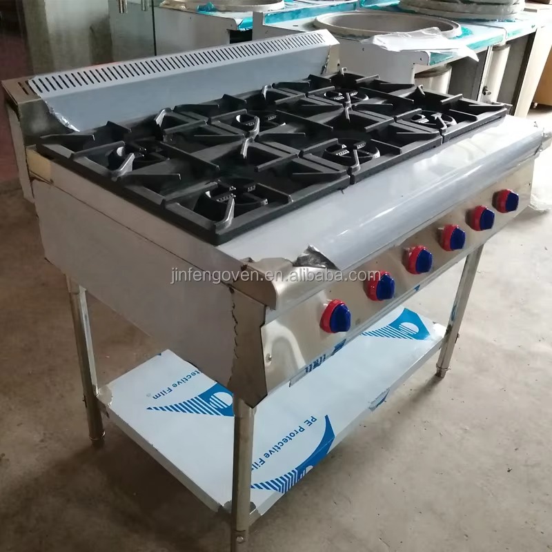 อุปกรณ์ครัวเชิงพาณิชย์ เตาแก๊ส - Commercial Kitchen Gas Stove บทวิจารณ์และราคา