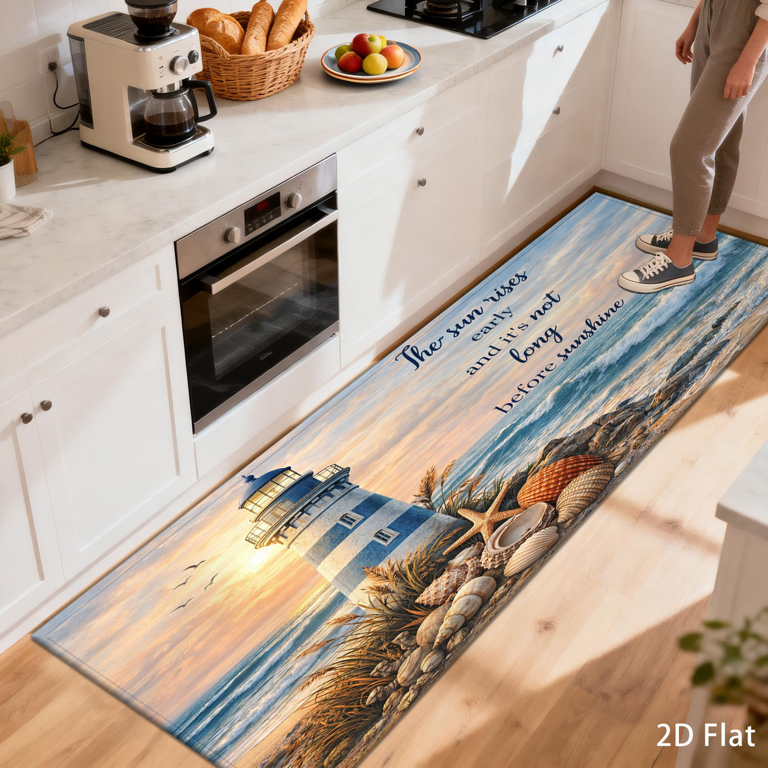 พรมทางเดินลายวิวทะเลและประภาคา - Commercial Kitchen Quotes บทวิจารณ์และราคา