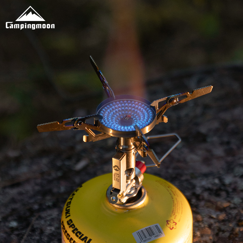 เตาแก๊สพกพา CAMPINGMOON XT-2F  - Commercial Kitchen Gas Stove บทวิจารณ์และราคา
