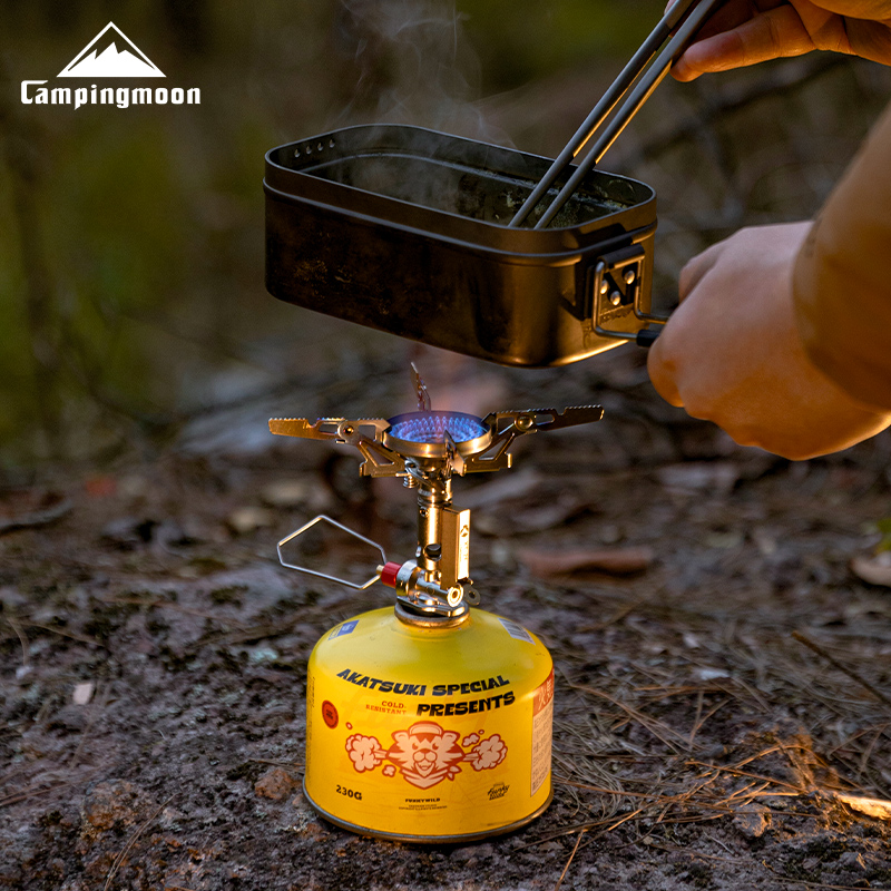 เตาแก๊สพกพา CAMPINGMOON XT-2F  - Commercial Kitchen Gas Stove บทวิจารณ์และราคา