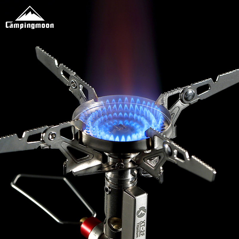 เตาแก๊สพกพา CAMPINGMOON XT-2F  - Commercial Kitchen Gas Stove บทวิจารณ์และราคา