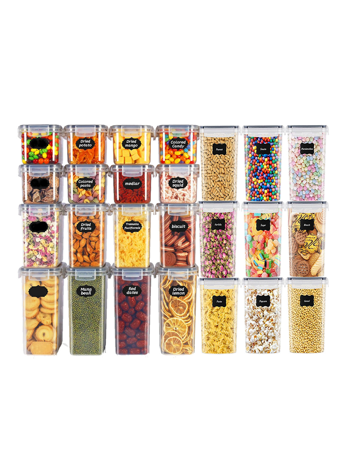 48 ชิ้น, ภาชนะเก็บอาหารแบบมีฝา - Commercial Kitchen Organization บทวิจารณ์และราคา