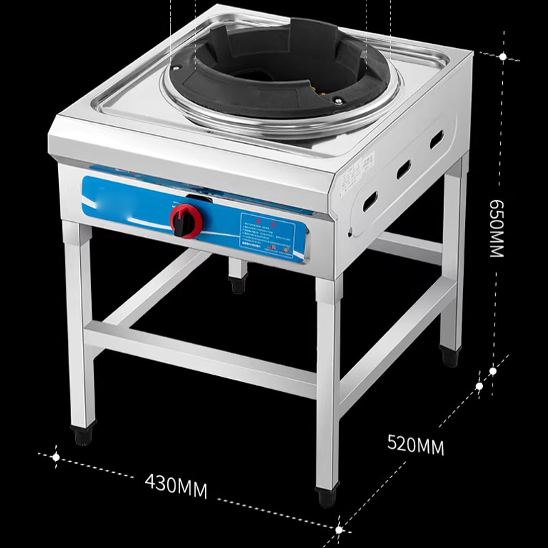 เตาแก๊สแรงดันสูงสำหรับร้านอาหา - Commercial Kitchen Gas Stove บทวิจารณ์และราคา